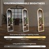 Runesay Modern Arch White 60"x 16" Floor Standing Mirror with Stand - 4 of 4