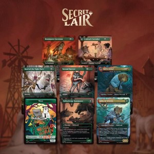 Magic the Gathering Secret Lair Featuring: NOT A Wolf (Foil) - 1 of 4