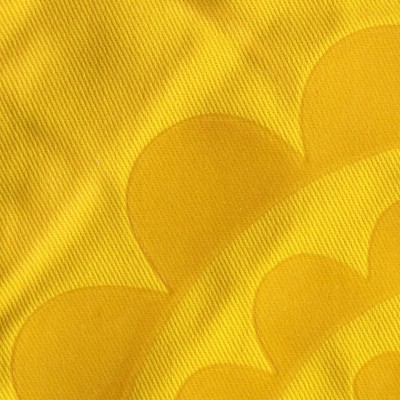 Yellow Silicone Medallion Oven Mitt and Pot Holder Set, 4-Piece