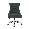 Kumasinova Upholstered Adjustable Height Office Chairs with Wheels,Ergonomic Office Chair with High-Back for Bedroom,Living Room,Studying - 2 of 4
