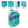Reinforced and Water Resistant Padded Laptop School Backpack and Insulated Soft Cooler Lunch Bag Set, Polka Dot - 3 of 3