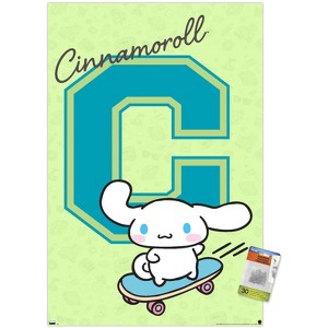 Trends International Hello Kitty and Friends: 24 College Letter - Cinnamoroll Unframed Wall Poster Prints - 1 of 4
