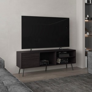 XIYUYEU Simple TV Stand with Multi-Functional Storage,Wooden Entertainment Console Table for TV - 1 of 4