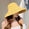 Anna-Kaci Women's "HAPPINESS" Embroidered Wide - Brim Bucket Hat - 2 of 4