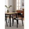 HomeRoots Set of Four Black Heavy Duty Plastic Dining Side Chairs - 2 of 4