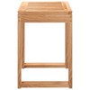 vidaXL Bathroom Stool 15.7 in.x11.8 in.x18.1 in. Solid Wood Walnut - 4 of 4