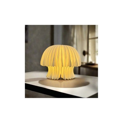 BlueAcorn Tyvek Paper Art Lamp Mushroom, 2-pack