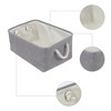 REGALWOVEN Cotton Collapsible Lightweight Sturdy Open Storage Bins 3 Pcs - 3 of 4
