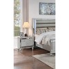NicBex Nightstand with 2 Drawers,1pc Side Table with Storage Space and Metal Handle,Modern Bedside Table for Bedroom,Living Room - 2 of 4