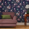 Joules Vine Cottage Floral Royal Navy Wallpaper - image 2 of 4