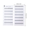 Unique Bargains 6-Holes A6 Expense Budget Binder Tracker Sheets 60 Pcs - 2 of 4