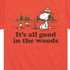 Boys' - Peanuts - All Good In The Woods Short Sleeve Graphic T-Shirt - 2 of 4