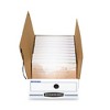 Bankers Box LIBERTY Check and Form Boxes, 6.25" x 24" x 4.5", White/Blue, 12/Carton - 3 of 4