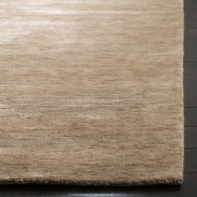 Sandstone 6' x 9' Hand-Knotted Wool and Viscose Area Rug
