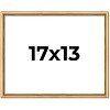 PosterPalooza | Classic Modern Gold Picture Frame - UV Acrylic, Backing Board, Hanging Hardware Included - 2 of 4