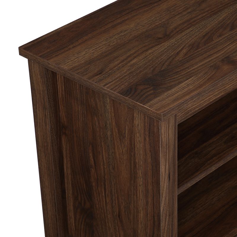 Transitional 6 Cubby Wood Open Storage Wood TV Stand for TVs up to 80"- Saracina Home, 5 of 16