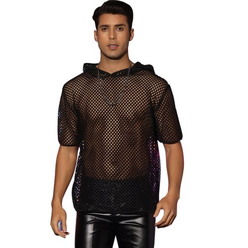 Regular Fit Sheer Shirt - Black - Men