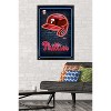 Trends International MLB Philadelphia Phillies - Neon Helmet 23 Framed Wall Poster Prints - 2 of 4