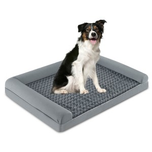 Costway L/XL/XXL Sized Large Pet Bed with Orthopedic Egg Crate Foam Removable Washable Cover - 1 of 4