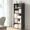 5/6/Tier Bookshelf, Open Bookcase with Adjustable Storage Shelves, Floor Standing Storage Display Shelf, Wood, for Bedroom, Office, Living Room - 2 of 4