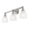 Livex Lighting Classic 3 - Light Vanity in  Brushed Nickel - 2 of 4