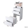 NicBex Makeup Vanity Desk with Mirror and Lights,Makeup Table with Drawers for Bedroom - 3 of 4