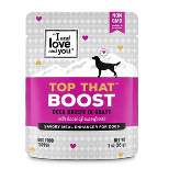 I and Love and You Top That  Wet Dog Food Topper Boost Duck Recipe In Gravy - 3oz