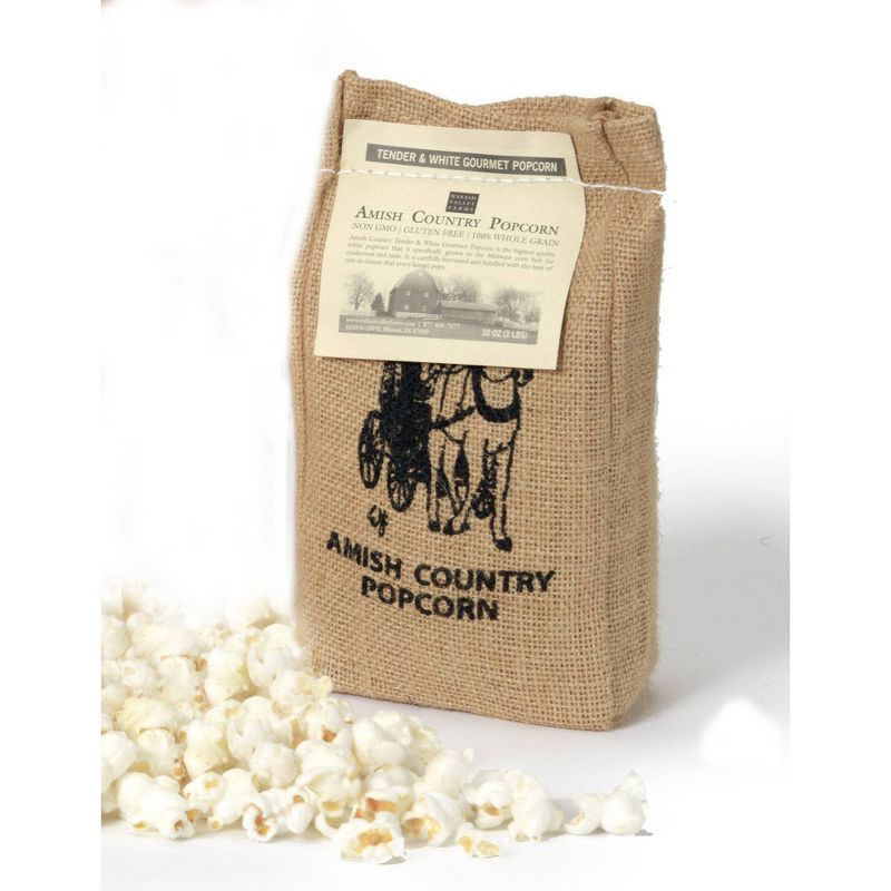 Whirley-Pop Original Stovetop Popcorn Popper with Ceramic Serving Bowl and Amish County Burlap Bag Popcorn, 3 of 6