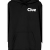 Clue Choose Your Weapon Line Art Adult Black Long Sleeve Hooded Sweatshirt - 2 of 4