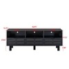 XIYUYEU TV Stand American Country Style TV Console Media Console with toughened glass door panel - 4 of 4