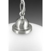 Progress Lighting, Classic Collection, 1-Light Pendant, Brushed Nickel, Etched Glass Shade - 2 of 4