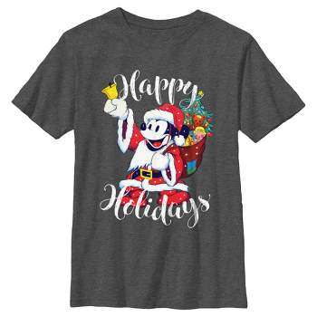 Boy's Mickey & Friends Christmas Happy Holidays Mickey T-Shirt