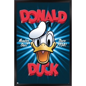 Trends International Disney Donald Duck - Number One Framed Wall Poster Prints - 1 of 4