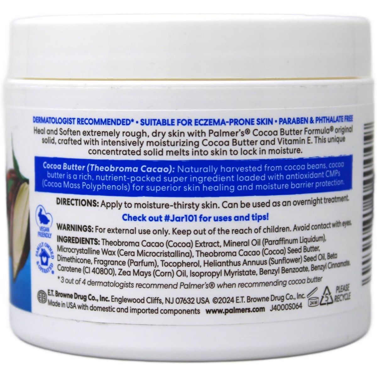 Palmers Cocoa Butter with Vitamin E Moisturizing Formula Cream Heals and Softens Skin, 3.5 oz - thumbnail 2