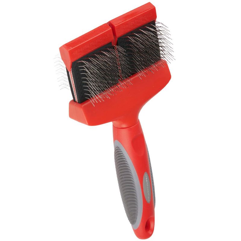 Groomer Essentials Flexible Slicker Brush - Double/Extra Firm, 1 of 5
