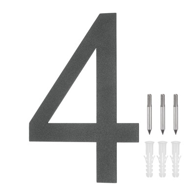 Unique Bargains 304 Stainless Steel Durable Rustproof House Numbers 1 Pc