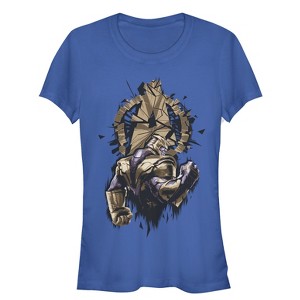Juniors Womens Marvel Avengers: Endgame Thanos Shatter T-Shirt - 1 of 3