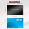 Unique Bargains Metal Blank Laser Engrave Printable DIY Business Name Cards 100 Pcs - 2 of 4