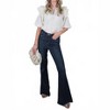 Women's Eyelet Lace Embroidered Blouse - MABLE - 3 of 4