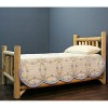 Lakeland Mills Cedar Log Low Post Twin Bed - 2 of 4