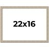 PosterPalooza | 22x16 Thin Barnwood Picture Frame, UV Acrylic, 2 Finishes - Grey and Black - 2 of 4