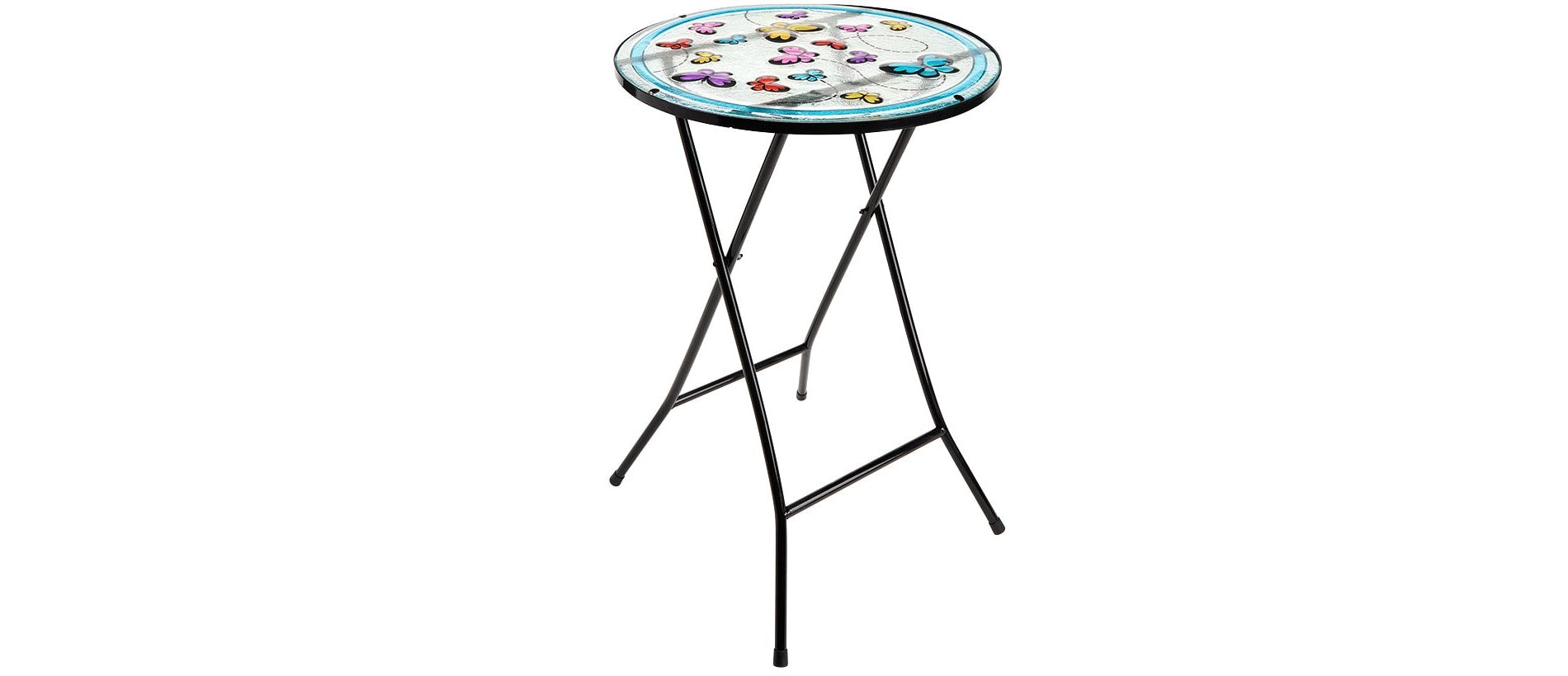 The Lakeside Collection Garden Patio Deck Outdoor Tables - Butterfly