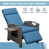 Okak 90-150° Patio Recliner Chair with Adjustable Footrest&Rattan Frame,Outdoor Lounge Chair Accent Chair with Side Table,350lbs Max - 4 of 4