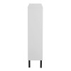 Munora - Freestanding Shoe Cabinet with 2 Flip Drawers & Metal Legs - Top Drawer for Entryway - White - 4 of 4