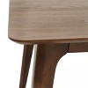 47.2" Mid-Century Modern Dining Table with Faux Wood Top & Solid Rubberwood Legs for Kitchen or Dining Room-The Pop Home - 4 of 4