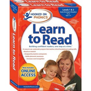 Hooked on Phonics Learn to Read - Levels 1&2 Complete - (Learn to Read Complete Sets) (Paperback) - 1 of 1