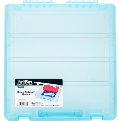 ArtBin Super Satchel Single Compartment-15.25"X14"X3.5" Aqua Mist