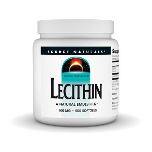 Lecithin 1200mg by Source Naturals, Inc.  -  500 Softgel - 1 of 3