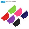 Unique Bargains Silicone High Strech Adult Training Racing Swim Caps 6 Pcs - 3 of 4