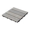 Dolonm SkyGrey Deck Tiles - 11.8" Interlocking Waterproof Flooring, All-Weather for Patio/Balcony - 3 of 4